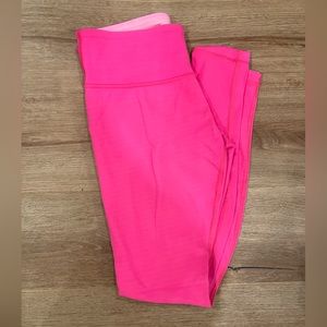 Lululemon Wunder Under Pant *Reversible Parfait Pink / Pinkelicious size 8